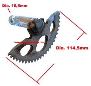 Kickaxel 114,5mm