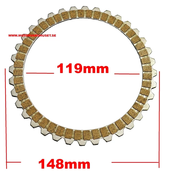 Lamell 148 - 119mm