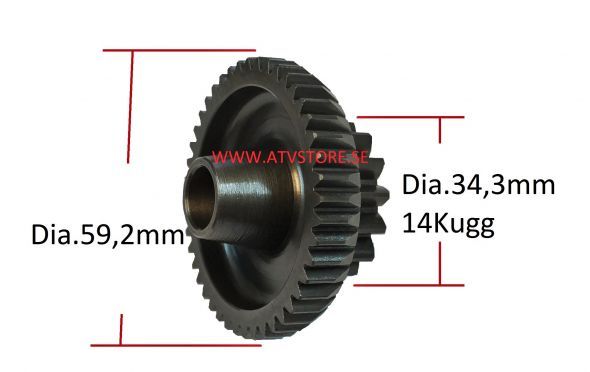 Startdrev 59,2mm