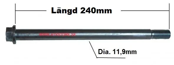 Axel 240mm x M12