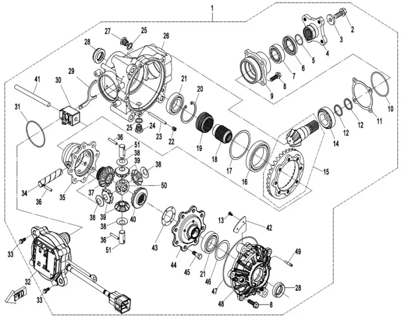 FRAM DIFF 4WD