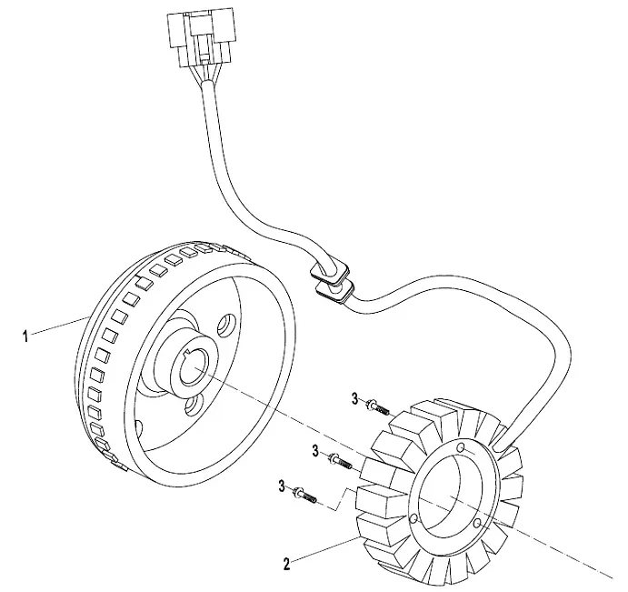 STATOR - SVÄNGHJUL