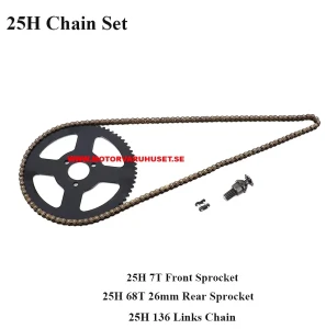Drivpaket 25H till mini ATV / Cross
