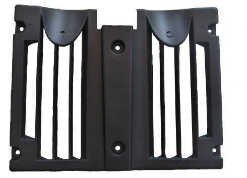 Frontplast Mattsvart