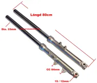Gaffelben 80cm - 33mm