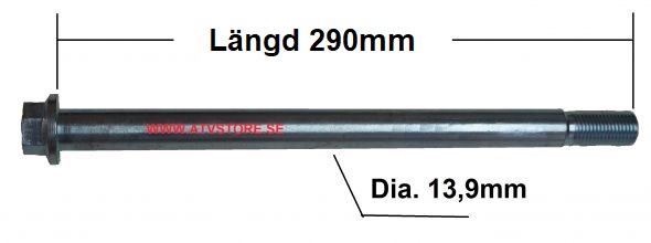 Axel 290mm x M14