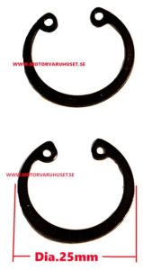 Kolvbults låsring 25mm
