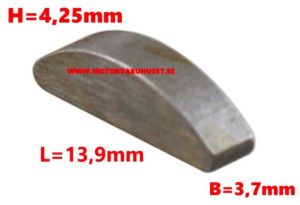 Krysskil 13,9x3,7x4,25mm