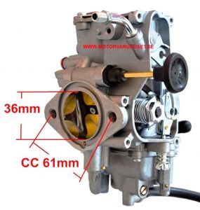 Förgasare 36mm - 50mm