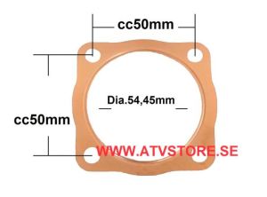 Topplockspackning 54,45mm