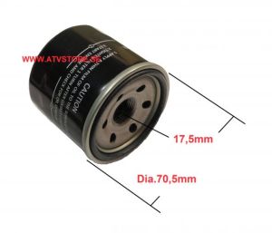 Oljefilter 70,5 x 67 x 19mm
