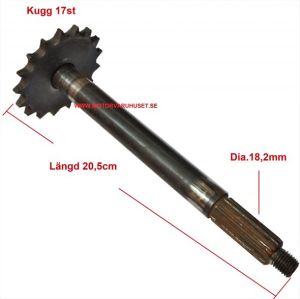 Drivaxel 20,5cm