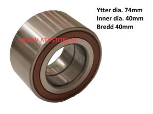6. Hjullager 74-40-40mm
