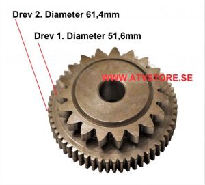 Startdrev 61,4mm