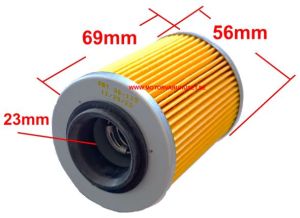 Oljefilter 69x56x23mm