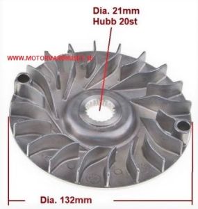 Variatorskiva 400cc - 21mm