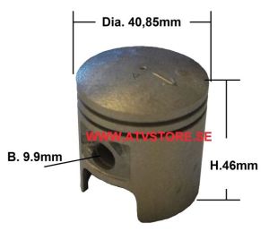 Kolv 40,85mm 2-Takt