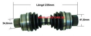 Kardanaxel 235mm