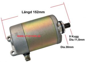 Startmotor 152mm / 9Kugg