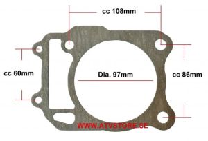 Cylinderpackning 97mm