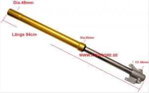 Gaffelben 94cm - 48mm Vänster