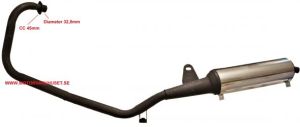 Avgassystem MC 125cc