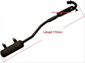 Avgassystem 112cm