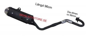 Avgassystem 96cm