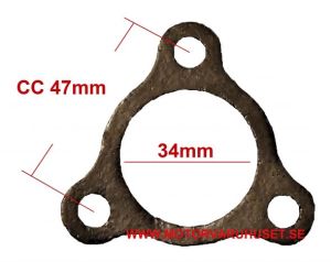 Avgaspackning 34mm