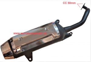 Avgassystem 125cc Skoter
