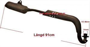 Avgassystem 91cm