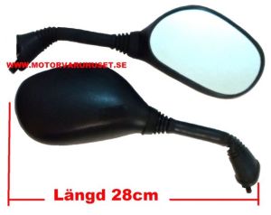 Backspeglar M8 - 28cm