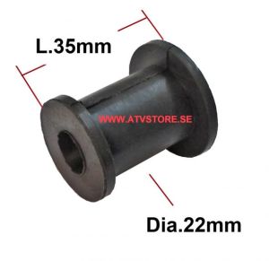 Gummibussning 35x22mm