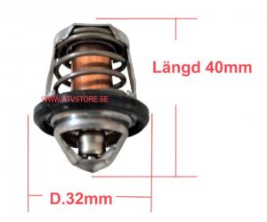 Termostat 40x32mm