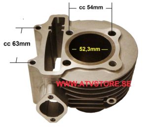 Cylinder 125cc 4-takt
