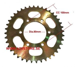 Bakdrev 40kugg / 530Kedja