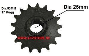 Framdrev 530-25 17st kugg