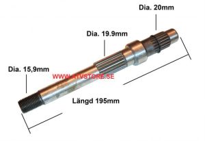 Final shaft 195mm