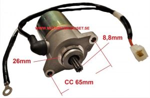 Startmotor 8,8mm - 9 Kugg