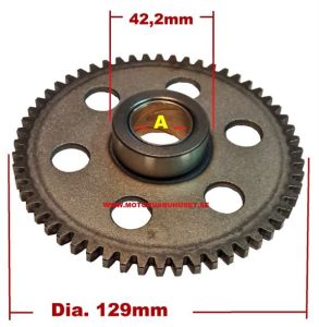 Reduktionsdrev 129mm