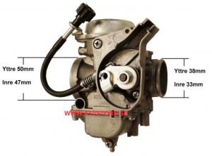 Förgasare 38mm - 50mm