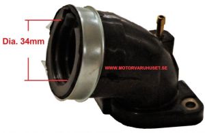 Insugsgummi 1st ventil 34mm