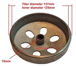 Kopplingshus 137 - 125mm