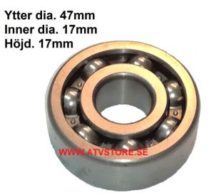 Lager 47-17-17mm
