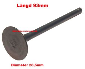 Avgasventil 93 x 28,5mm