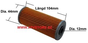 Oljefilter 104x44mm