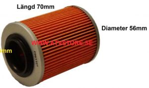 Oljefilter 56,5 x 74 x 25mm