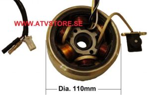 Stator 83mm - 5st kablar
