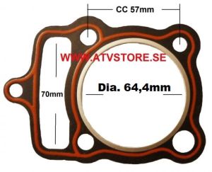 Topplockspackning 64,4mm