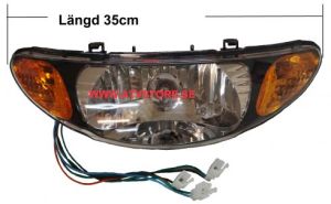 Framlyse skoter moped